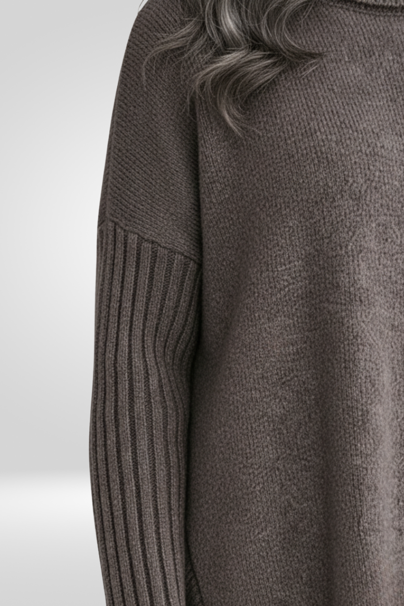 Women's Oversized Turtleneck Sweater Relaxed Fit Long Sleeve Cosy Casual Winter
