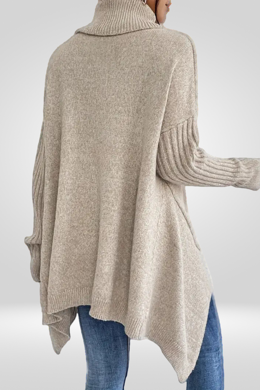 Women's Oversized Turtleneck Sweater Relaxed Fit Long Sleeve Cosy Casual Winter