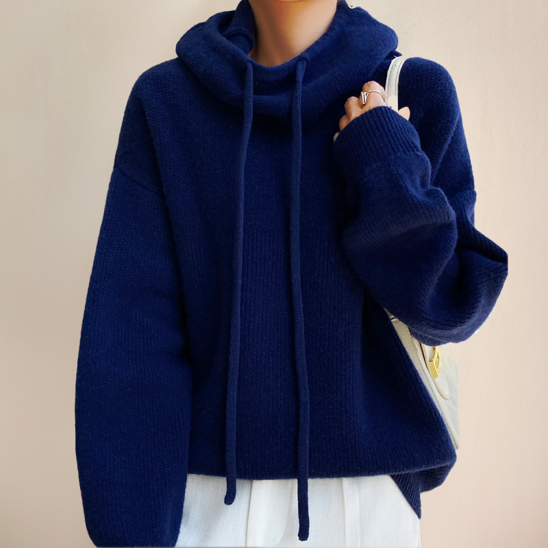 Women's Chic Layered Sweater Long-Sleeve Crew Neck Casual Everyday Wear