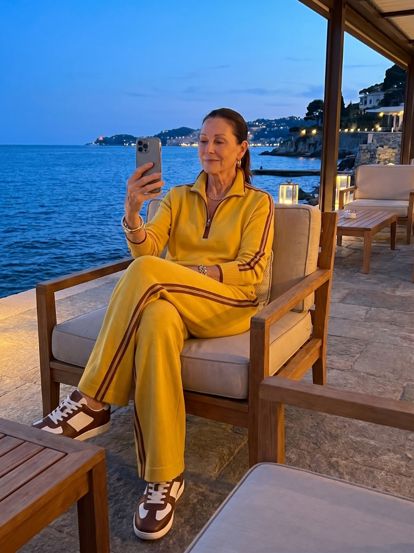 Women's Knit Lounge Set Half Zip Top and Wide Leg Pants

Women's Cosy Lounge Set Half Zip Top Relaxed Fit Wide Leg Pants